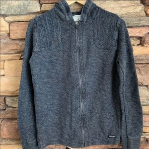 Ourcaste ZIP Up Blue Hoodie Men’s Medium